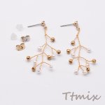 小枝ワイヤーピアス