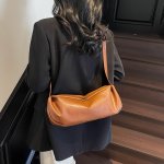 ショルダーバッグ レディース おしゃれ 大人 軽量 PU ショルダー バッグ 2way 斜めがけ 肩掛け シンプル 通勤 旅行 通学 旅行 春 夏 秋 冬（1ヶ）