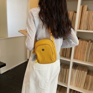 ショルダーバッグ レディース 2way ショルダーバッグ キャンバス 小さい 夏の日常 お洒落 リラックスデザイン（1ヶ）