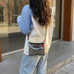 ショルダーバッグ 学生 女子 スマホポーチ 小さい ナイロン カジュアル 2026新作 夏 日常 おしゃれ 使いやすい（1ヶ）