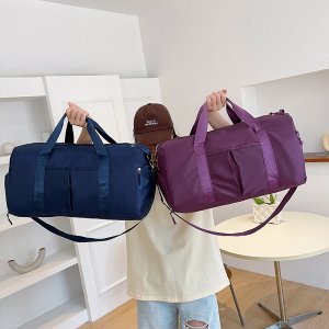 3way ボストンバッグ 通勤者・ジム愛好者・旅行好き向け スポーツリュック オックスフォード生地 大容量 ラグなし軽量 乾湿分離 独立シューズポケット付き 通勤 ジム ハイキング 丈夫 使い勝手良い（1ヶ）