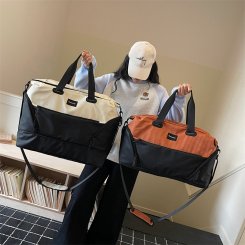 トラベルバッグ 2way ビジネス出張 短距離旅行 スポーツジム 大容量 軽量 オックスフォード生地 無拉杆 登機 便利（1ヶ）