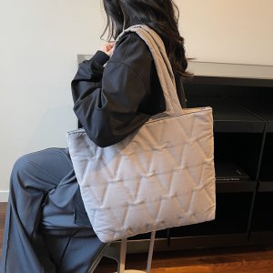 トートバッグ レディース 2way ショルダーバッグ 大容量 帆布 ファスナー付き 通勤 旅行 お洒落 秋冬 おすすめ（1ヶ）