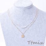 メタルネックレス（2連セット）