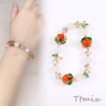 ブレスレット 柿 12mm（1連）