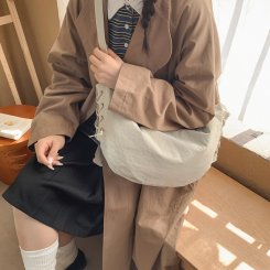 ショルダーバッグ レディース 大容量トートバッグ 帆布 通勤 旅行 シンプルで使いやすい（1ヶ）