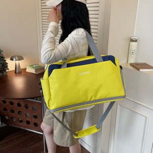トラベルバッグ 2way ハンドキャリーバッグ ノーラグ オックスフォード・ナイロン製 ビジネス出張 短距離旅行 ジム用 軽量 容量拡張可 収納力抜群 耐磨耗 お洒落 2026年夏新発売（1ヶ）