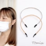 メタルカチューシャ 幅約7mm（1ヶ）